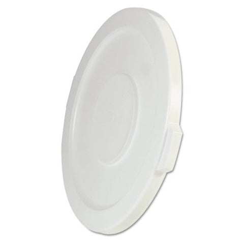 Round Flat Top Lid (6/Case)-Rubbermaid Commercial Products-T-Ray Specialties
