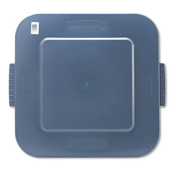 Square Brute Lid (4/Case)-Rubbermaid Commercial Products-T-Ray Specialties