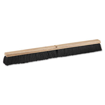 Floor Brush Head, 36" Wide, Polypropylene Bristles (6/Case)-Boardwalk-T-Ray Specialties