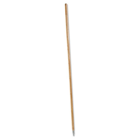 Metal Tip Threaded Hardwood Broom Handle (12/Case)-Boardwalk-T-Ray Specialties