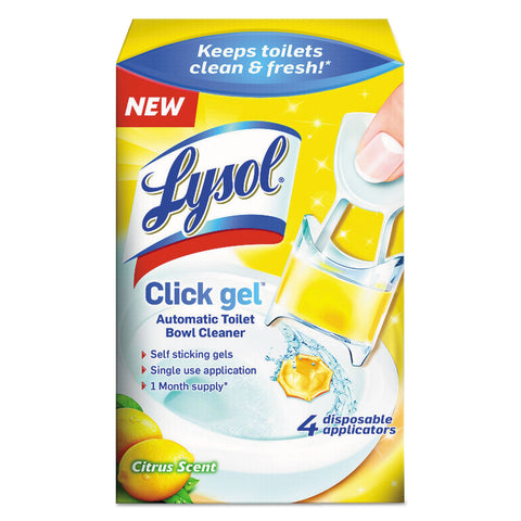 Click Gel Automatic Toilet Bowl Cleaner (5/Case)-Reckitt Benckiser-T-Ray Specialties