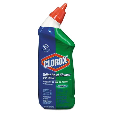Toilet Bowl Cleaner with Bleach (12/Case)-Clorox Sales Co.-T-Ray Specialties