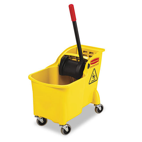 Tandem 31qt Bucket/Wringer Combo-Rubbermaid Commercial Products-T-Ray Specialties